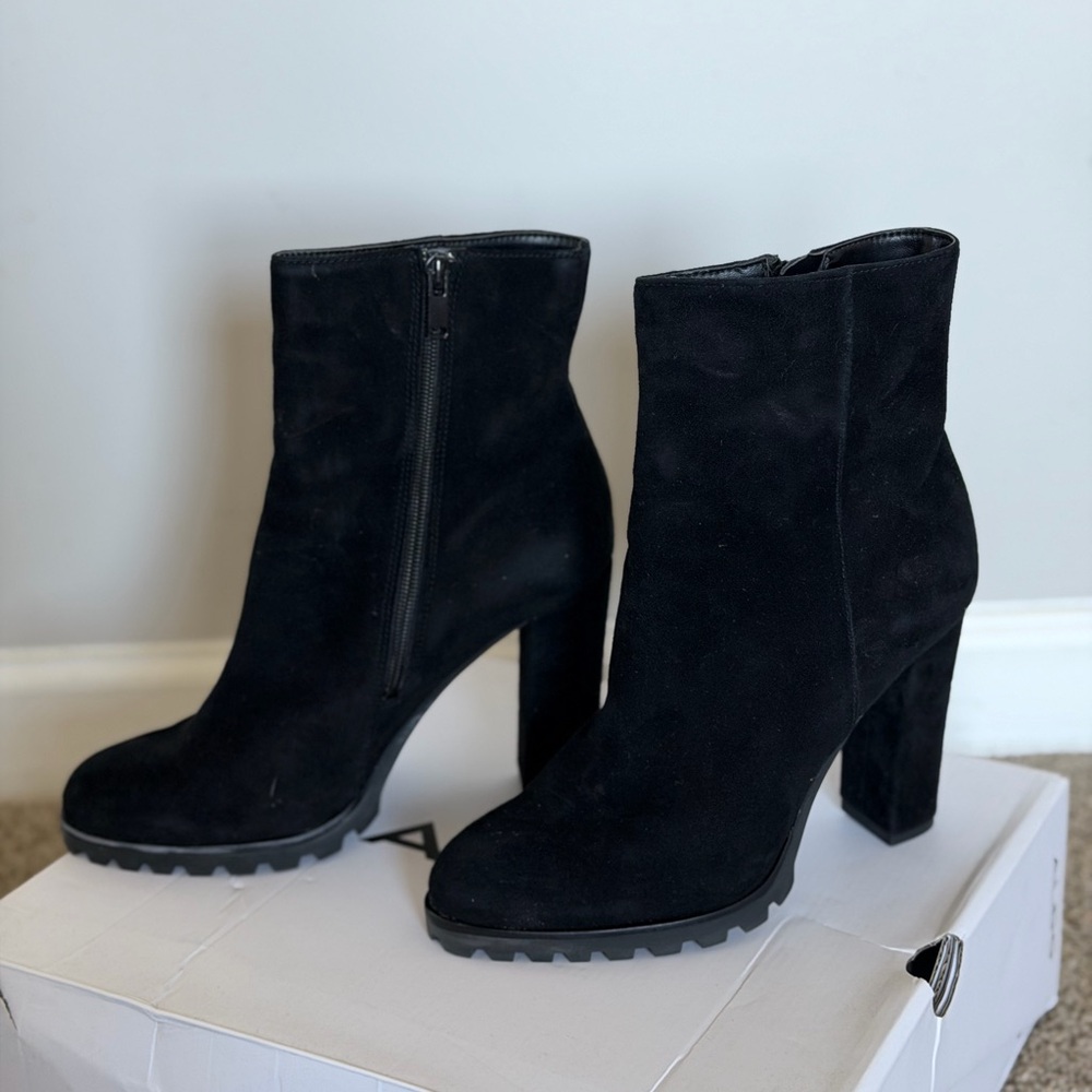 Aldo Black Ankle Booties